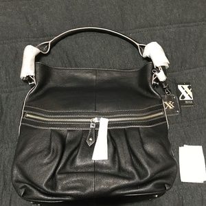 Black Leather Maxx Purse